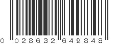 UPC 028632649848