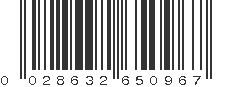 UPC 028632650967