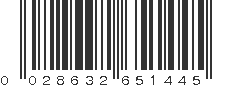 UPC 028632651445