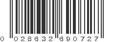 UPC 028632690727