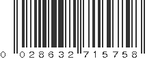 UPC 028632715758