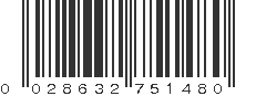 UPC 028632751480