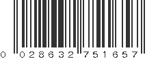 UPC 028632751657