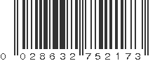 UPC 028632752173