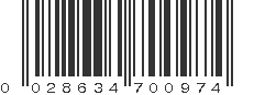 UPC 028634700974