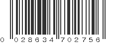 UPC 028634702756