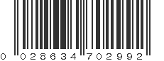 UPC 028634702992