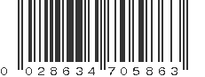 UPC 028634705863