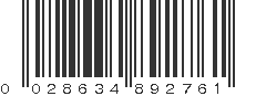 UPC 028634892761