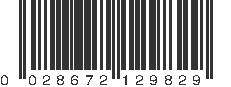 UPC 028672129829