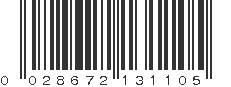 UPC 028672131105