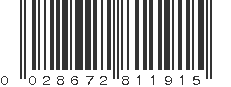 UPC 028672811915