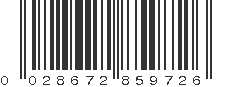 UPC 028672859726