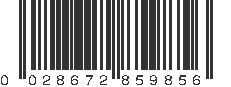 UPC 028672859856