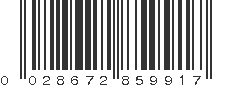 UPC 028672859917