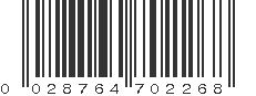 UPC 028764702268