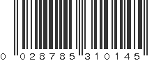 UPC 028785310145