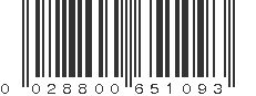 UPC 028800651093