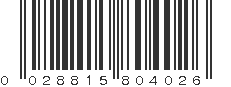 UPC 028815804026