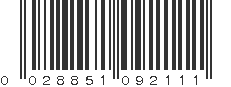 UPC 028851092111