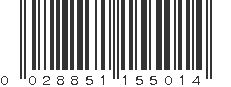 UPC 028851155014