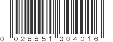 UPC 028851304016