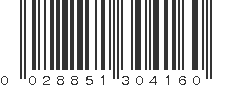 UPC 028851304160