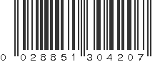 UPC 028851304207