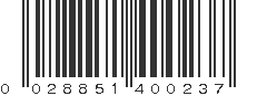 UPC 028851400237