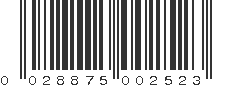 UPC 028875002523