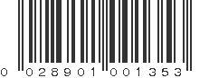 UPC 028901001353