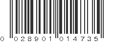 UPC 028901014735