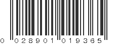 UPC 028901019365