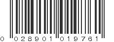 UPC 028901019761