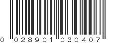 UPC 028901030407