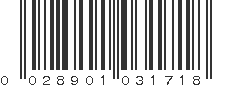 UPC 028901031718