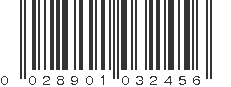 UPC 028901032456