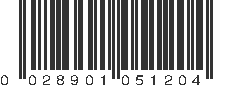 UPC 028901051204