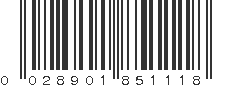 UPC 028901851118