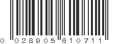 UPC 028905610711