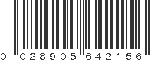 UPC 028905642156