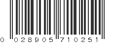 UPC 028905710251