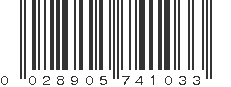 UPC 028905741033