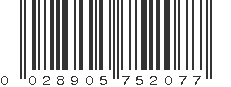 UPC 028905752077