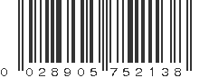 UPC 028905752138