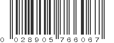 UPC 028905766067