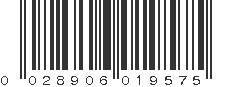 UPC 028906019575