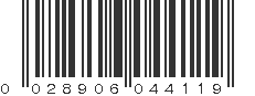 UPC 028906044119