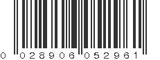 UPC 028906052961