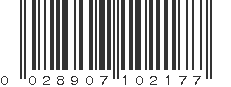 UPC 028907102177